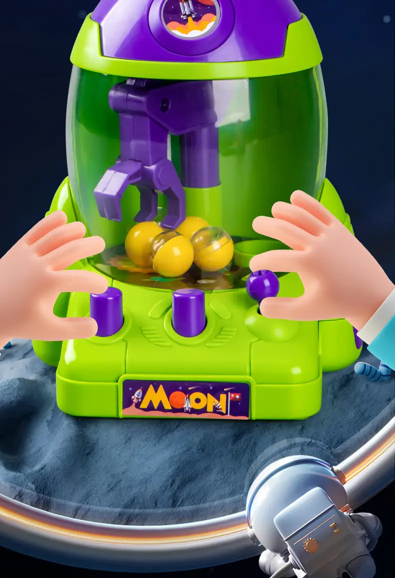 Space Rocket Grab Doll Machine for Boys Girls Educational Toy — feature 6