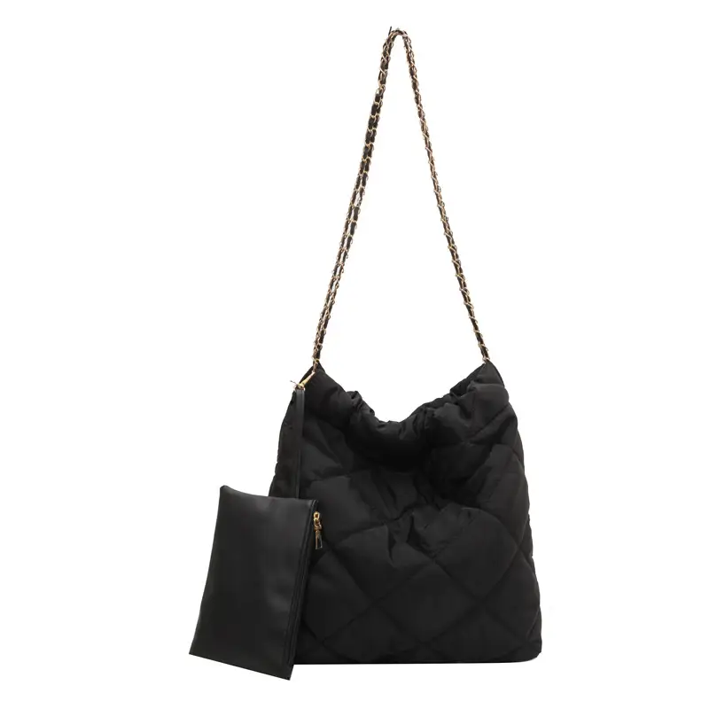 White Quilted Shoulder Bag Women 2023 Summer - Image 10