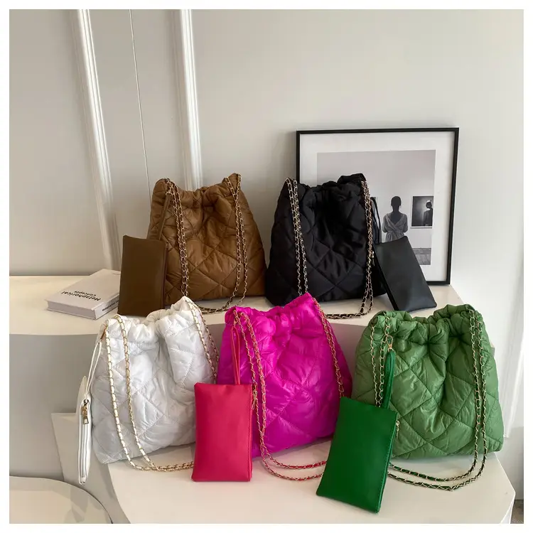 White Quilted Shoulder Bag Women 2023 Summer — feature 23
