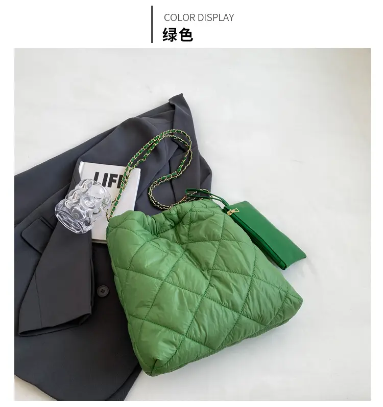 White Quilted Shoulder Bag Women 2023 Summer — feature 26