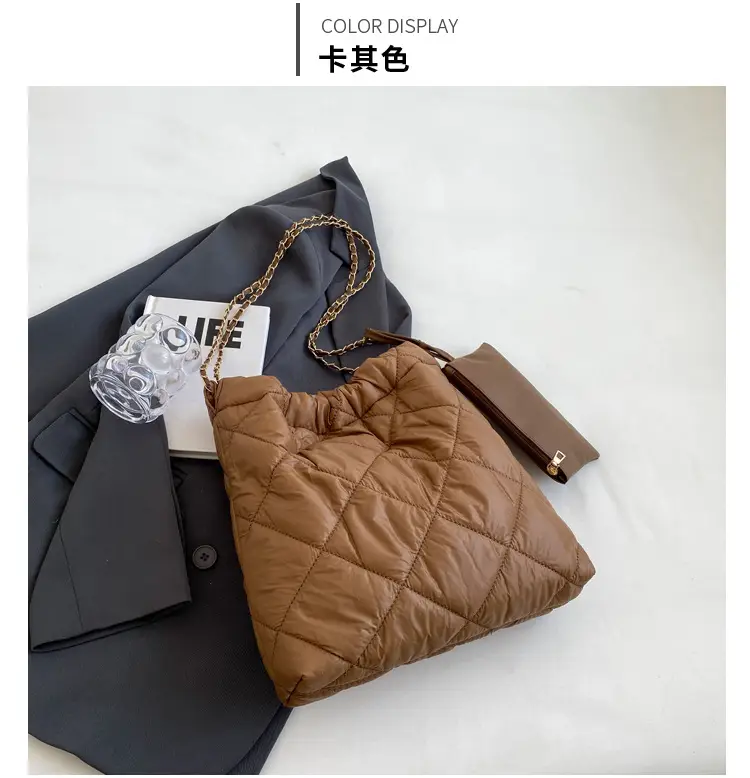 White Quilted Shoulder Bag Women 2023 Summer — feature 27