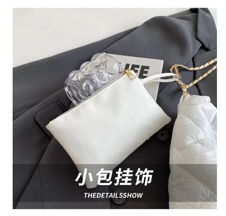 White Quilted Shoulder Bag Women 2023 Summer — feature 4