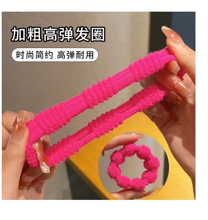Pink Super Elastic Hair Rope for Women — feature 9