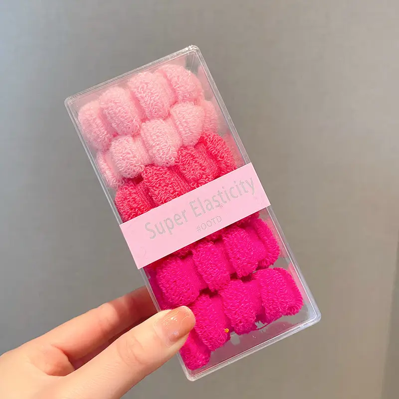 Pink Super Elastic Hair Rope for Women