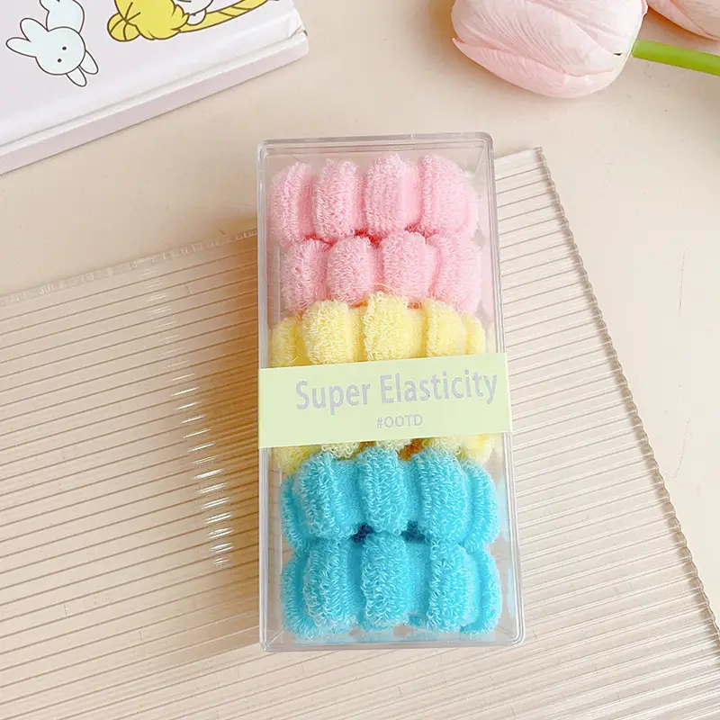 Pink Super Elastic Hair Rope for Women
