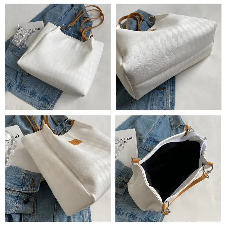 Women's Black Quilted Shoulder Bag 2023 New Color — feature 8