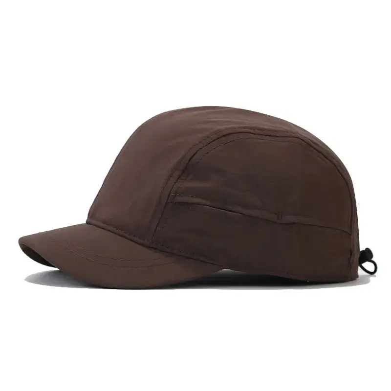 Men Women Baseball Cap Retro Soft Top Solid Color - Image 4