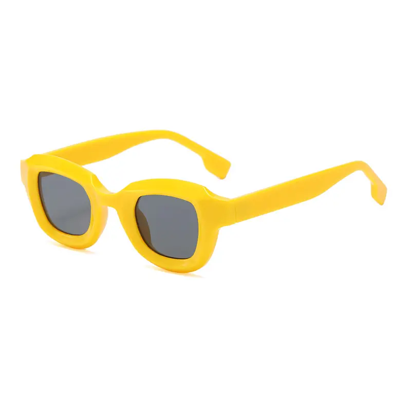Men Women Full Frame Sunglasses Black 2334 - Image 8