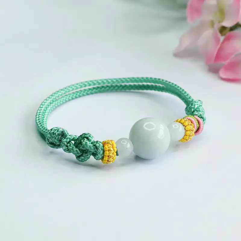 Guan Yu Natural Jade Bracelet Green Unisex Factory Wholesale Dropshipping - Image 3