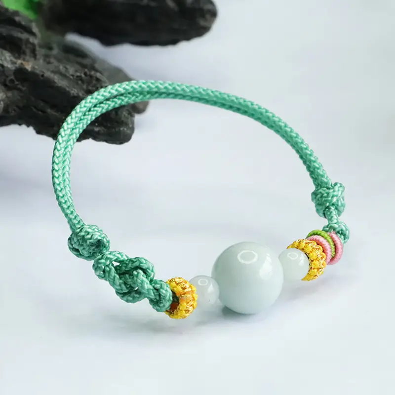 Guan Yu Natural Jade Bracelet Green Unisex Factory Wholesale Dropshipping - Image 5