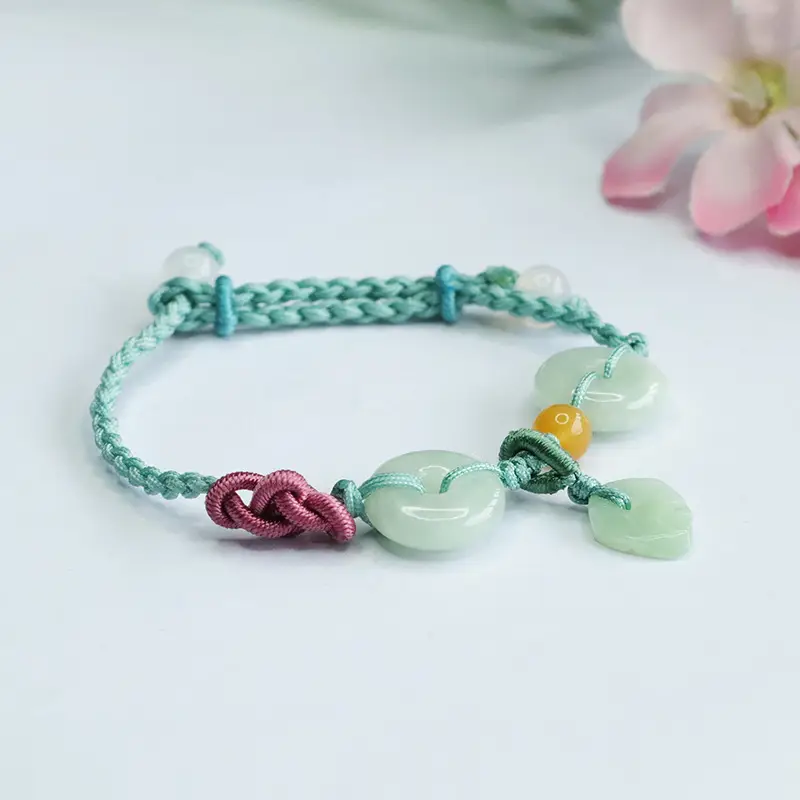 Guan Yu Jade Peace Bracelet Green Leaf Dropshipping — feature 6