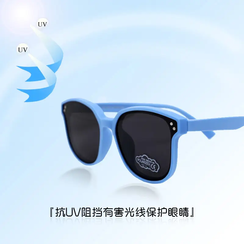 Children's Blue Polarized Sunglasses UV400 - Image 8