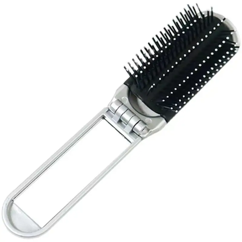 Folding Mini Hair Brush for Women & Children