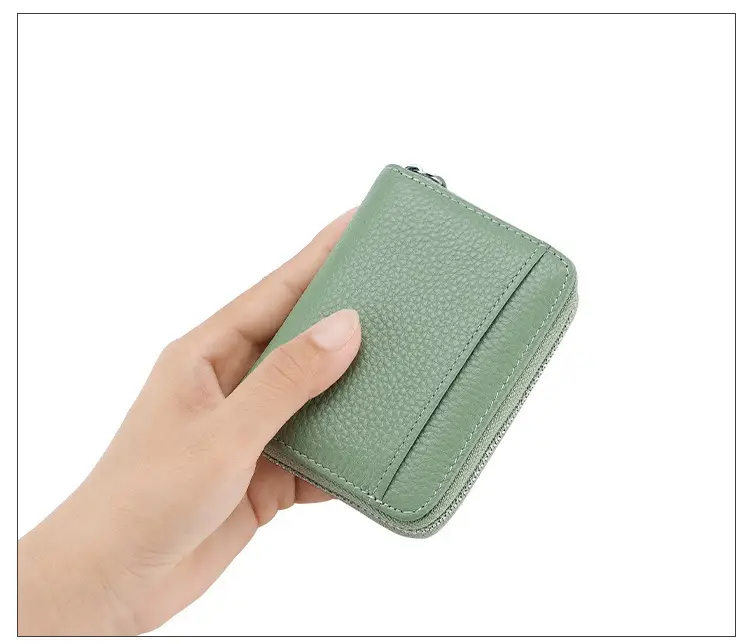 Rfid Genuine Leather Card Holder, Anti-Theft Credit Card Coin Wallet, Card Holder, Business Card Holder, Coin Purse, Accordion Card Holder — feature 17