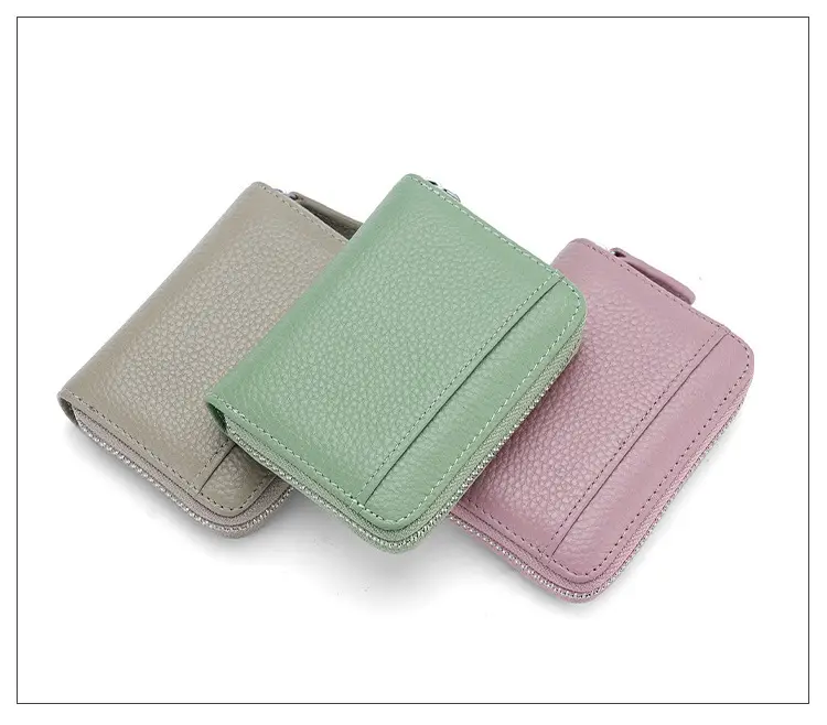 Rfid Genuine Leather Card Holder, Anti-Theft Credit Card Coin Wallet, Card Holder, Business Card Holder, Coin Purse, Accordion Card Holder — feature 20