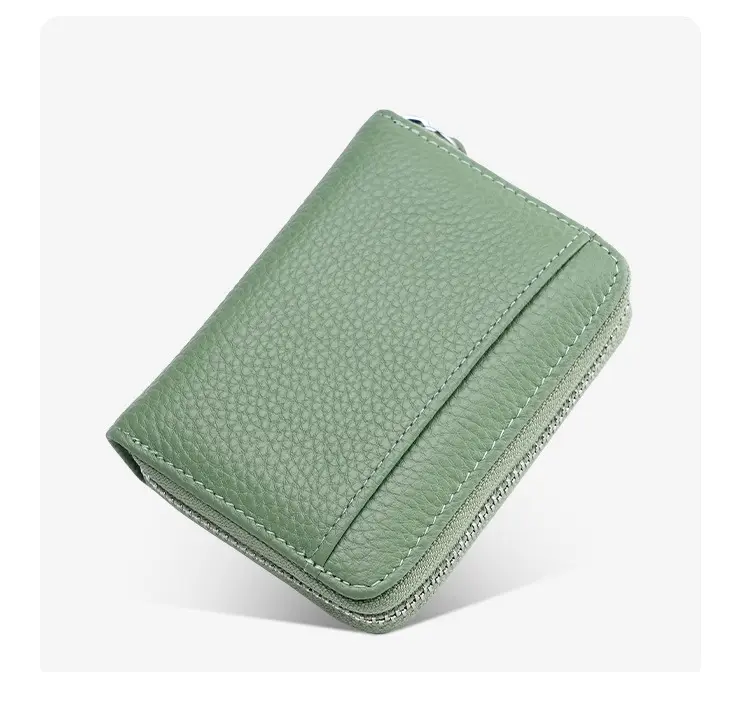 Rfid Genuine Leather Card Holder, Anti-Theft Credit Card Coin Wallet, Card Holder, Business Card Holder, Coin Purse, Accordion Card Holder — feature 3