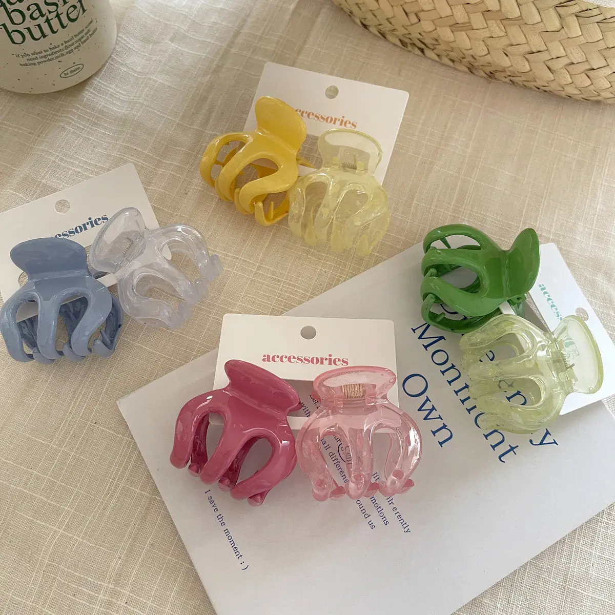 Summer Hair Clips 2 Pack Anti-collapse Sweet Color — feature 3