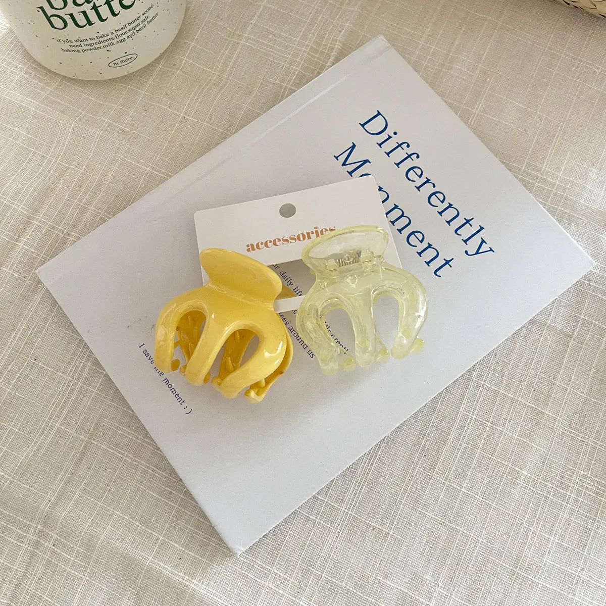 Summer Hair Clips 2 Pack Anti-collapse Sweet Color - Image 2