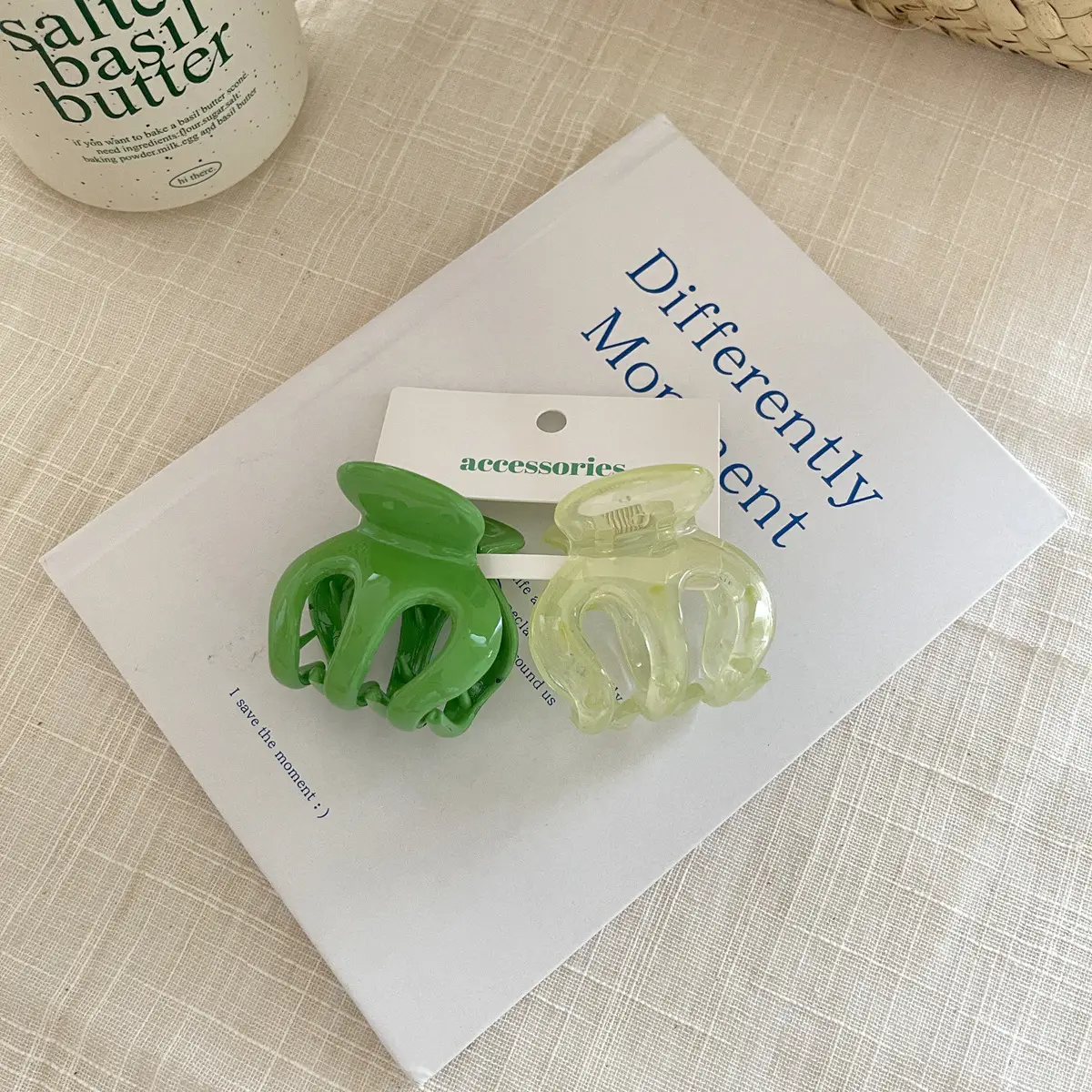 Summer Hair Clips 2 Pack Anti-collapse Sweet Color - Image 4