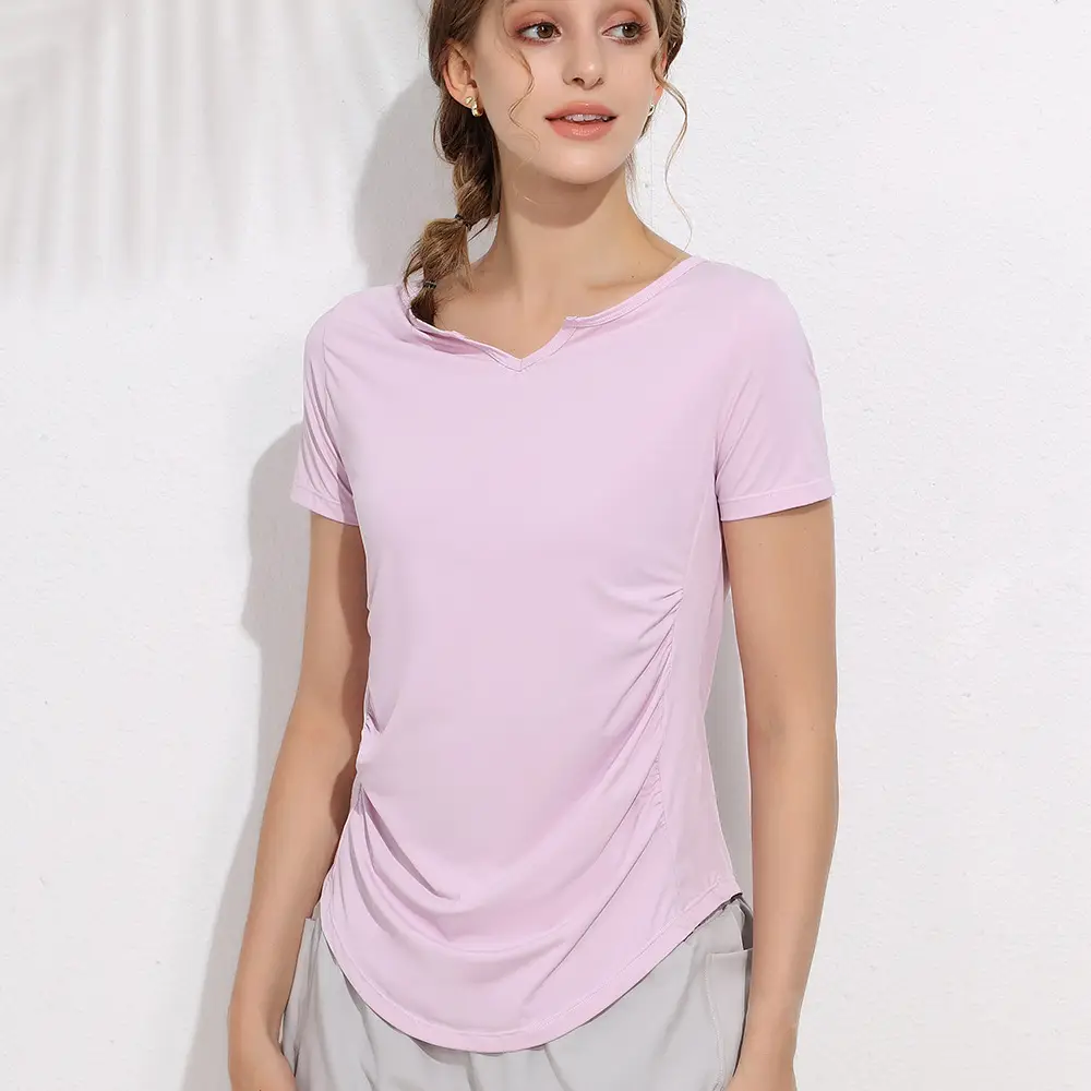 Women's Light Green Yoga Fitness Top Summer 2023 - Image 2