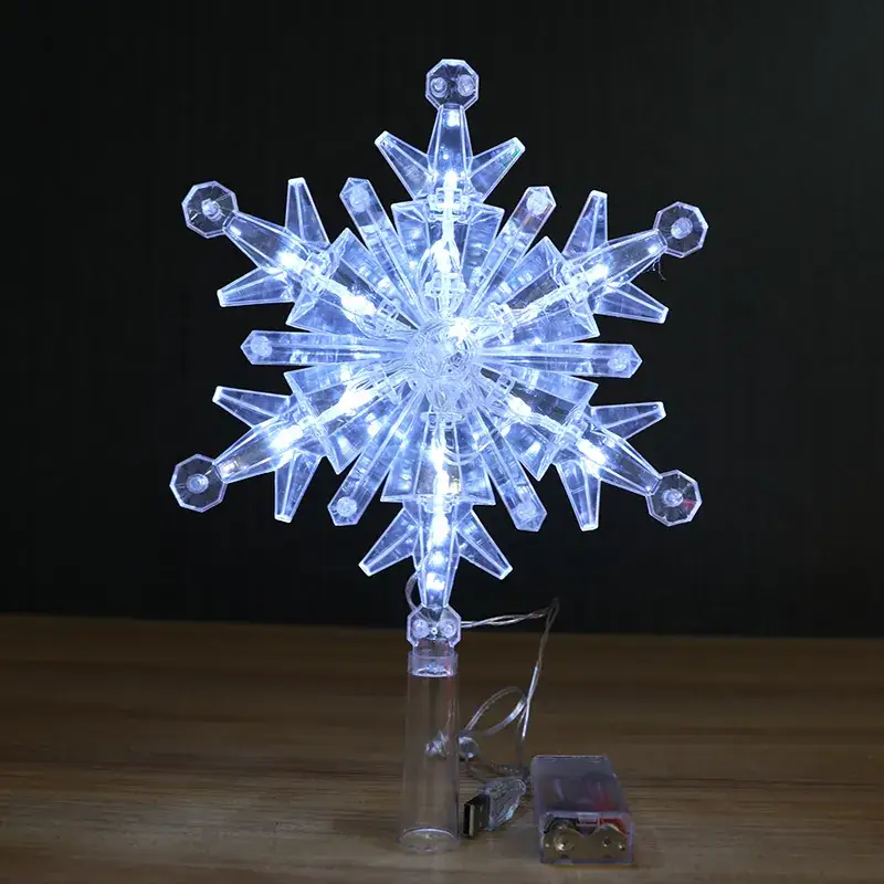 LED Five-Pointed Star Snowflake Decor 20x29CM - Image 5