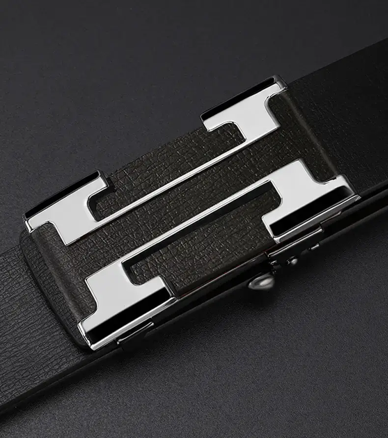 Men's Genuine Leather Belt with Gold Buckle 2024 — feature 18