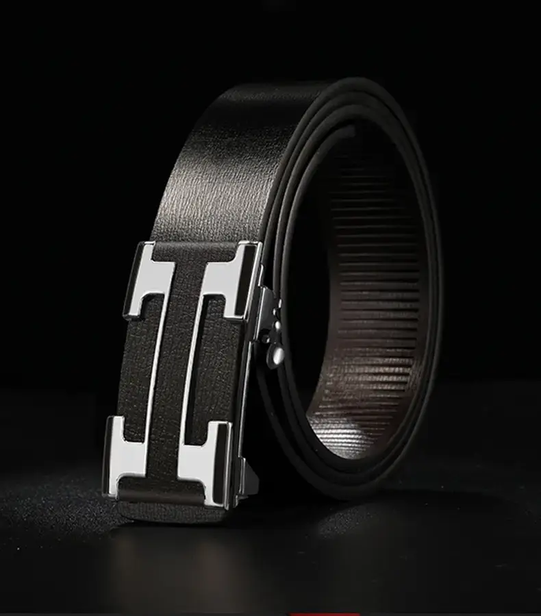 Men's Genuine Leather Belt with Gold Buckle 2024 — feature 19