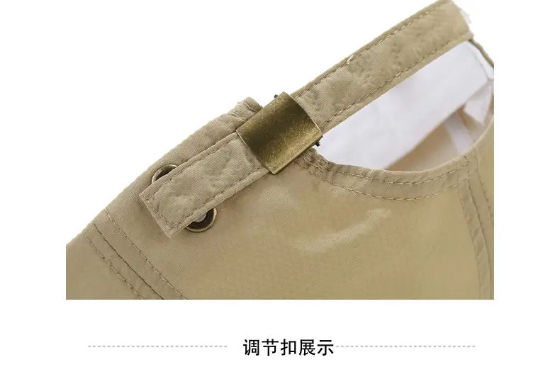 Men Black Baseball Cap Quick Dry Casual — feature 9