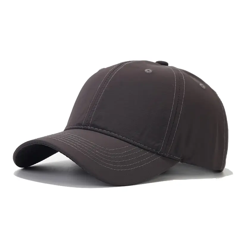 Men Black Baseball Cap Quick Dry Casual - Image 2