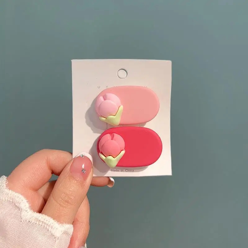 Pink Hairpin Clips for Girls Summer Bangs Clip - Image 11