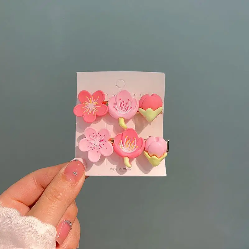 Pink Hairpin Clips for Girls Summer Bangs Clip - Image 12