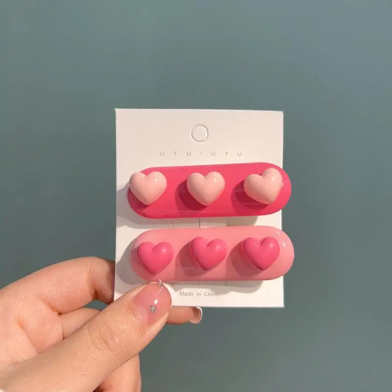 Pink Hairpin Clips for Girls Summer Bangs Clip - Image 14