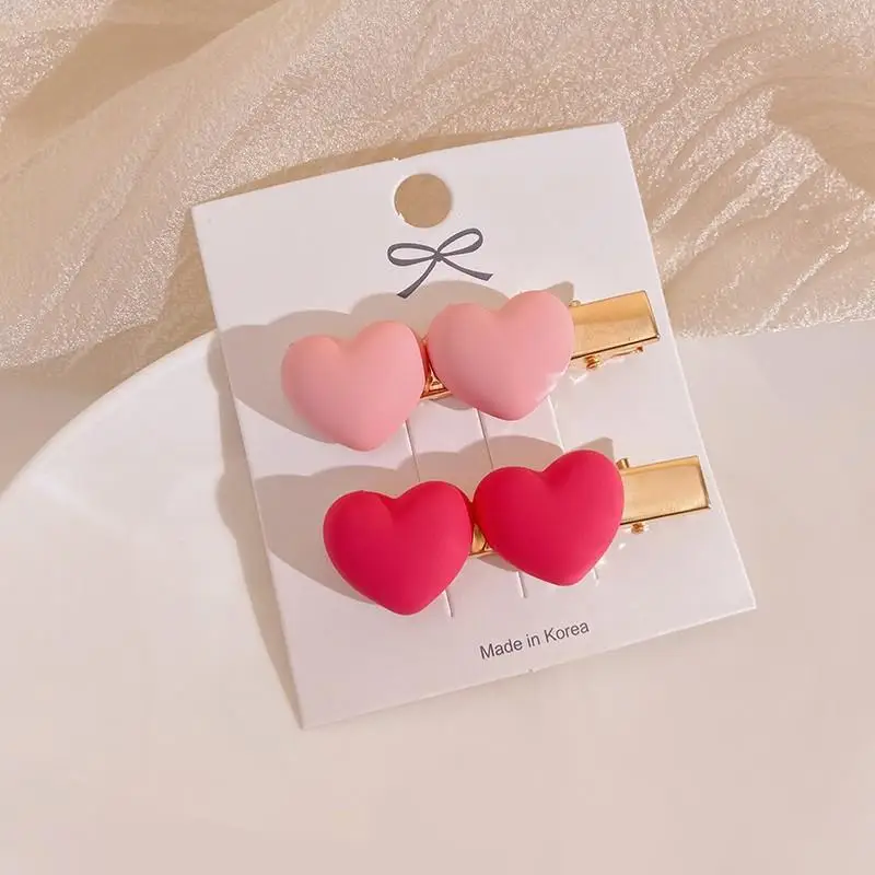 Pink Hairpin Clips for Girls Summer Bangs Clip - Image 2