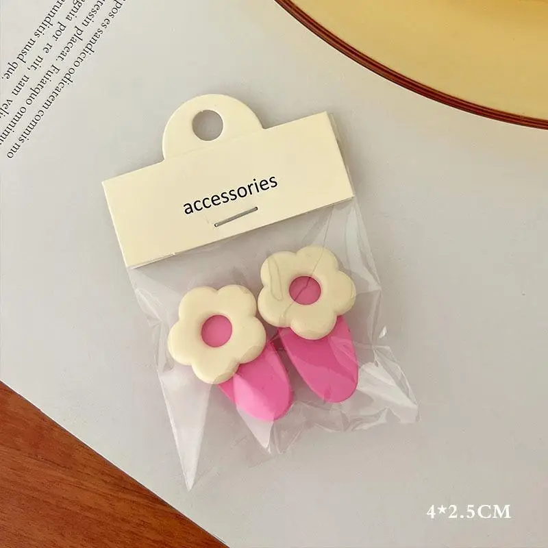 Pink Hairpin Clips for Girls Summer Bangs Clip - Image 22