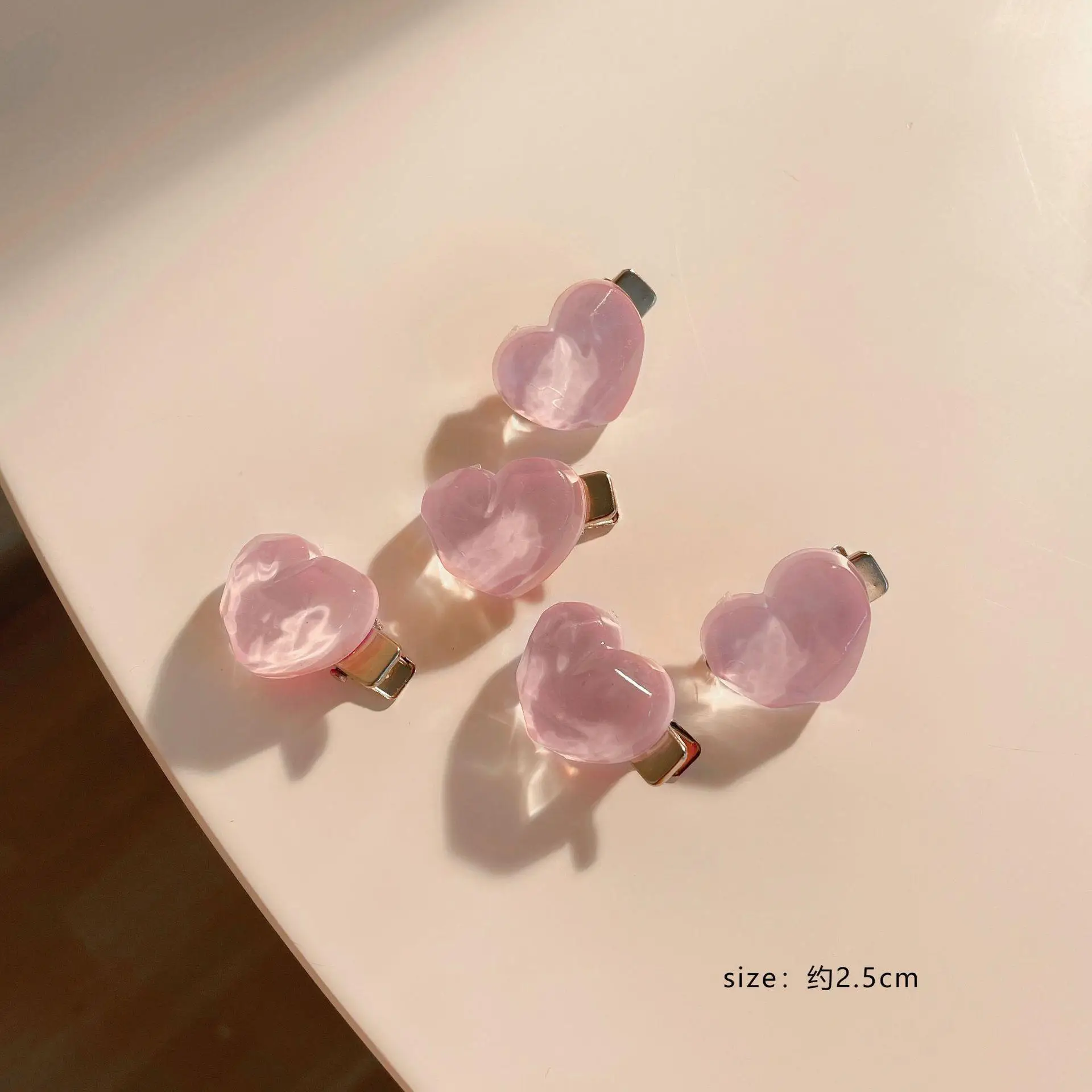 Pink Hairpin Clips for Girls Summer Bangs Clip - Image 29