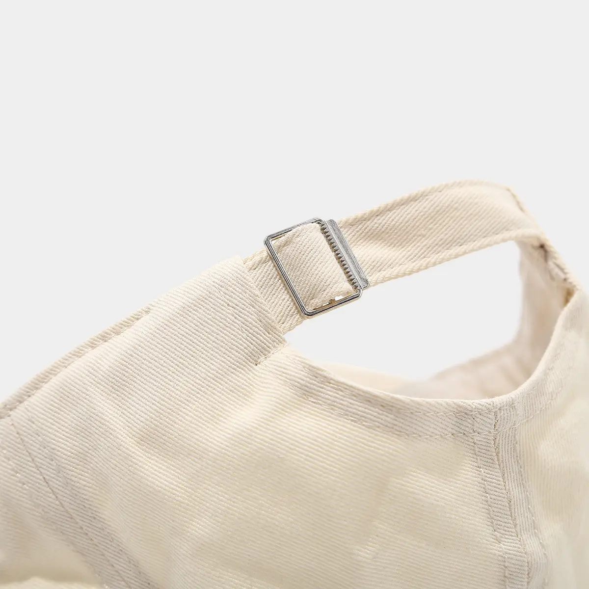Brown Embroidered "hey!" Baseball Cap — feature 13