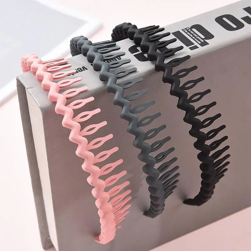 Women's Wavy Hair Hoop Summer Set of 10 Colors - Image 12