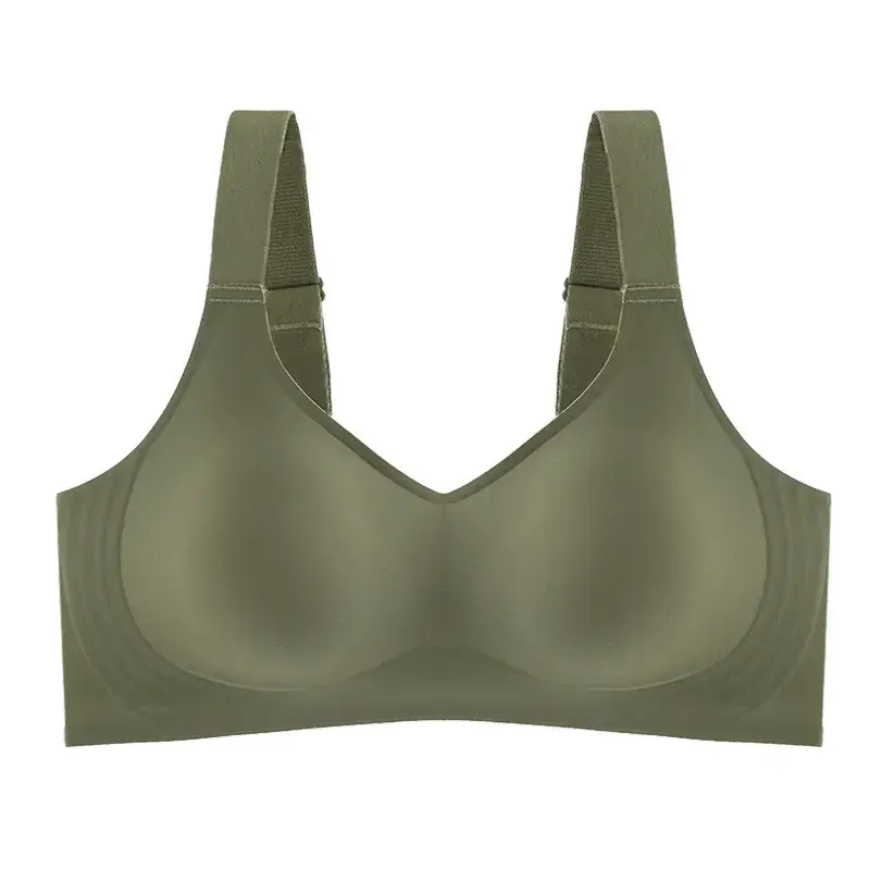 Thin Jelly Push-Up Bra for Large Busts, Seamless, No Underwire - Image 4