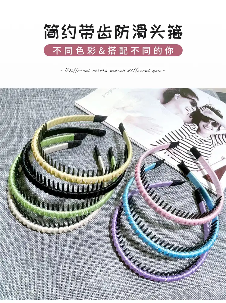 Pink Tooth Non-Slip Hairband for Girls — feature 1