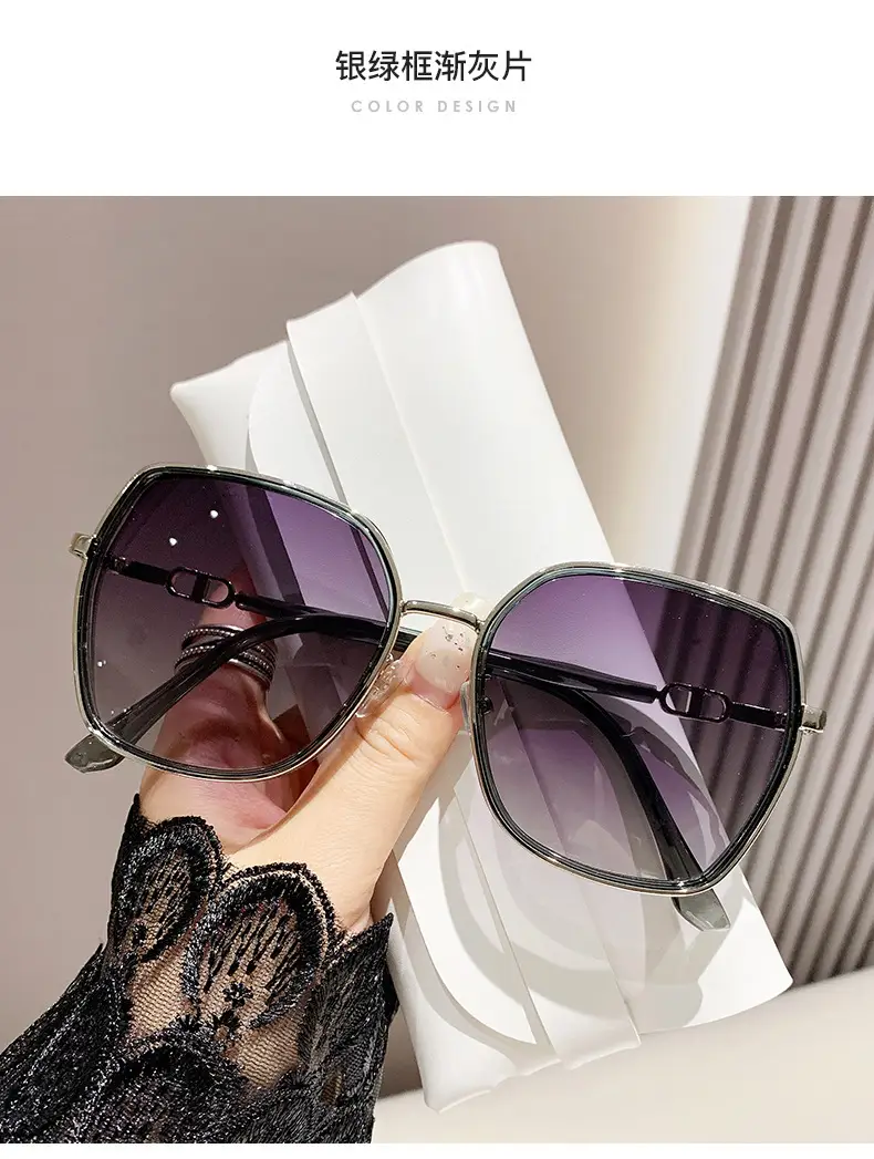 Women Anti-UV Polarized Sunglasses Large Frame — feature 16