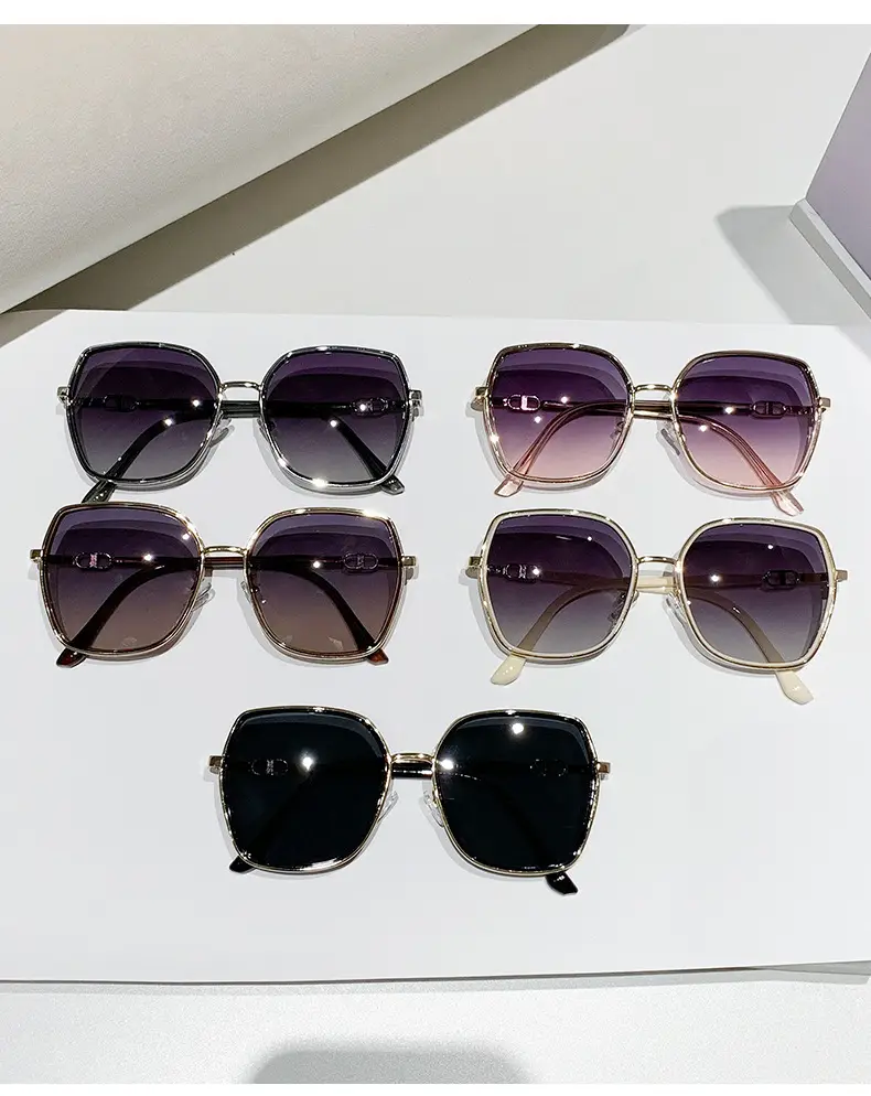 Women Anti-UV Polarized Sunglasses Large Frame — feature 7