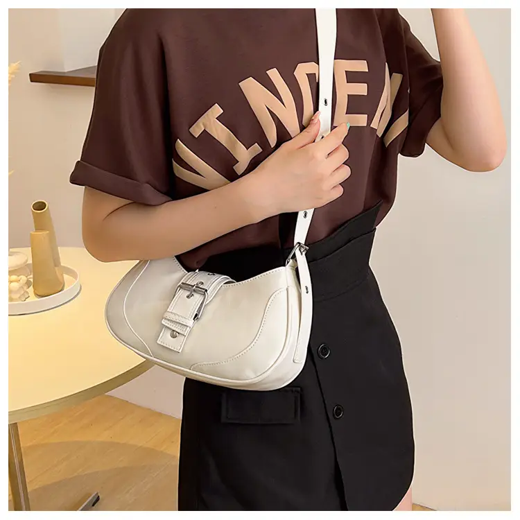Women's French Style White Shoulder Bag 2023 — feature 15