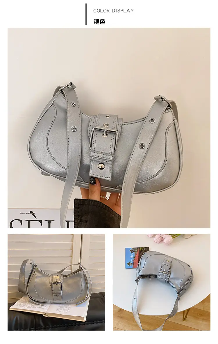 Women's French Style White Shoulder Bag 2023 — feature 18