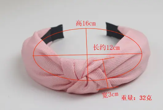 Red Knotted Hairband for Women Men — feature 1
