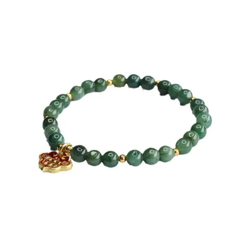 Oil Green Ruyi Abacus Bracelet for Women - Image 6