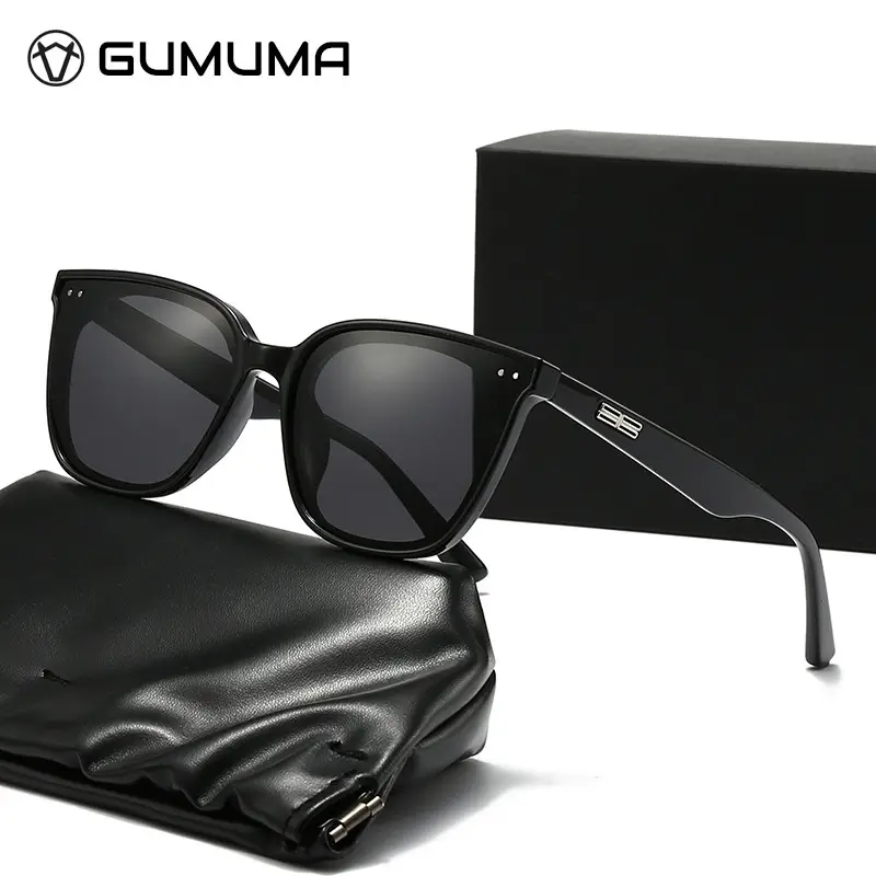 2025 Sunglasses Black Square Frame Anti-UV Girls - Image 8