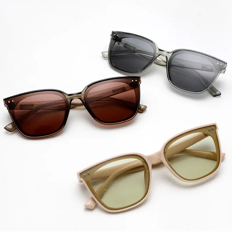 2025 Sunglasses Black Square Frame Anti-UV Girls - Image 9
