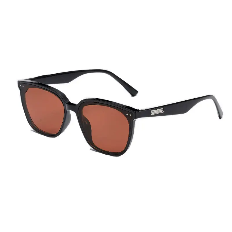 2025 Sunglasses Black Square Frame Anti-UV Girls - Image 2