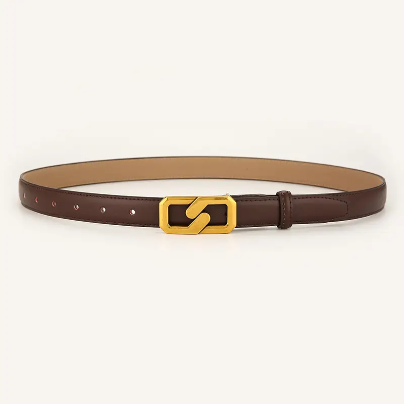 Women Brown Genuine Leather Belt Summer Wear - Image 10