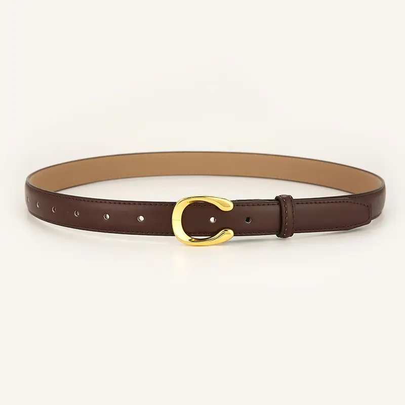 Women Brown Genuine Leather Belt Summer Wear - Image 12